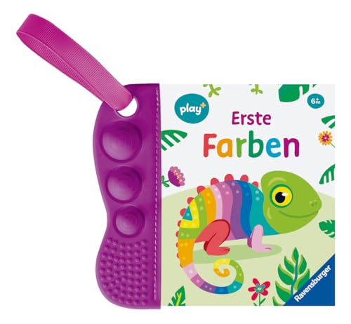 Entzückendes Ravensburger Play+ flip&pop Baby-Buch: Mein allererstes Beißbuch für 6 Monate+