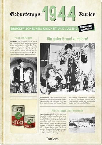 Überraschender Geburtstagskurier 1944: Persönliche Zeitung zum 80. Geburtstag verschenken