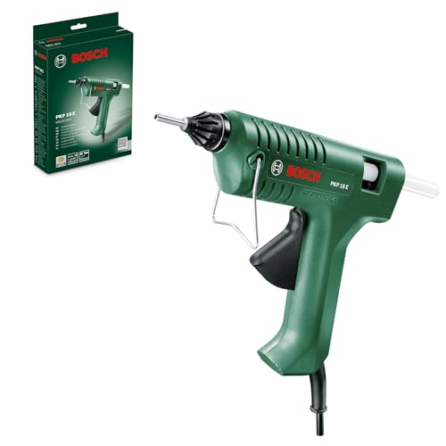 Vielseitige Bosch Klebepistole mit extralanger Düse und Schmelzkleber - das ideale Geschenk!