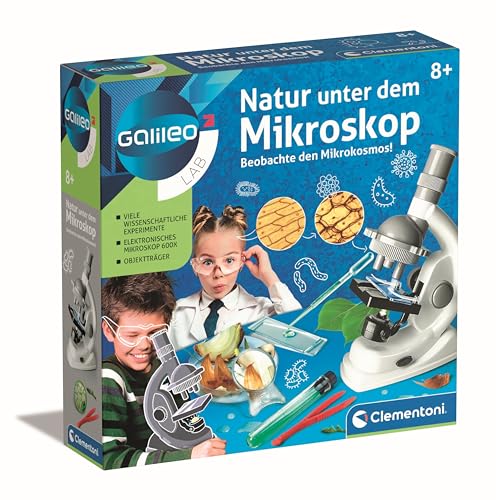 Entdecke die Natur mit Clementoni Galileo Lab Mikroskop - Perfektes Geschenk für Kinder!