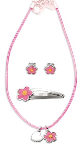 Edles Esprit Damen Schmuckset aus 925er Sterlingsilber - Fuzzy Flower