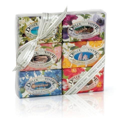 Entdecke die luxuriösen Nesti Dante Dolce Vivere Handseifen im Geschenkset!