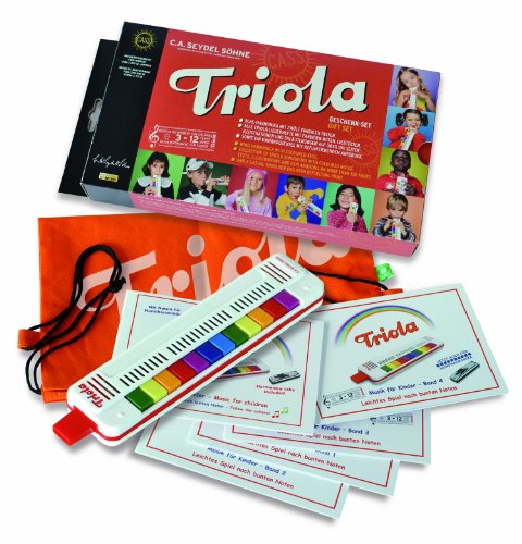 Musikalische Freude verschenken: Triola-Komplettset mit 5 bunten Notenheften und Tasche