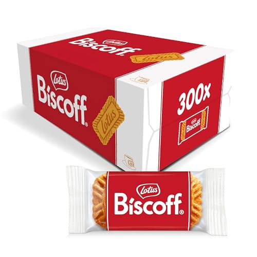 Genieße den einzigartigen Geschmack von Lotus Biscoff Keksen - 300 einzeln verpackte, vegane Leckerbissen!