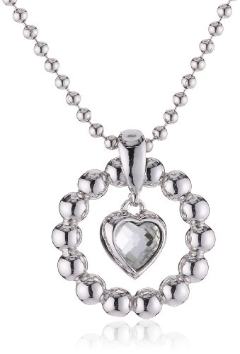 Hochwertige Esprit Damen-Kette aus 925 Sterlingsilber mit Glasstein in zeitlosem Design.