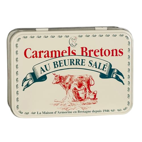 Exquisite französische Salted Caramel Bonbons aus der Bretagne in Geschenkbox