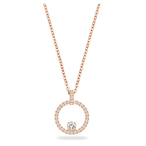 Swarovski Constella Anhänger in strahlendem Weiß mit Roségold-Legierung - perfektes Geschenk!