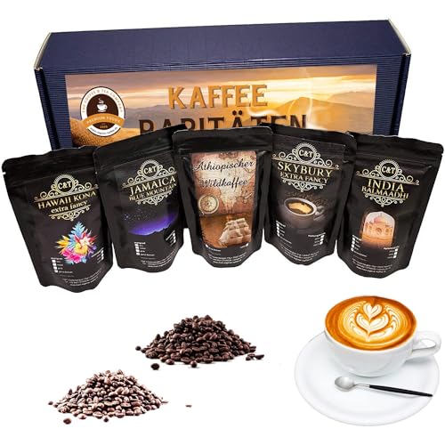 Entdecke exklusive Kaffee-Raritäten aus aller Welt im Geschenkset!