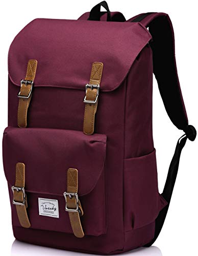 Stylischer VASCHY Rucksack für Herren und Damen, wasserabweisend, 15.6 Zoll