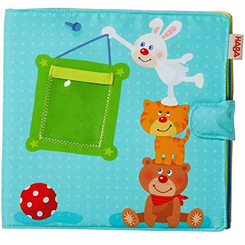 Entzückendes HABA Baby-Fotoalbum mit 10 Seiten und 8 Taschen für Erinnerungen