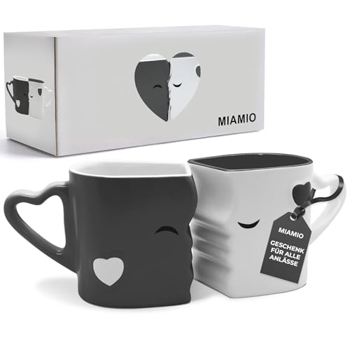 Setz deine Liebe in Szene mit dem MIAMIO Kaffeetassen Set aus Keramik!