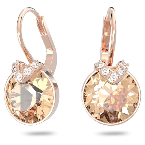 Entzückende Swarovski Bella V Drop-Ohrhänger in Gold mit Roségold-Legierungsschicht - perfektes Geschenk!