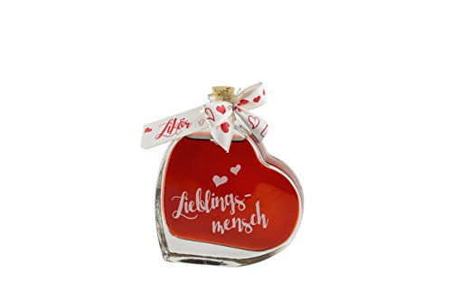 Originelles Geschenk: Likör-Herz mit 16% vol. für deinen Lieblingsmenschen