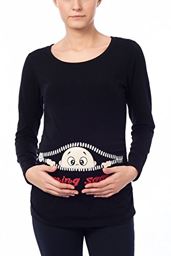 Entdecke bald die süße Umstandsmode mit lustigen Motiven für Schwangere!