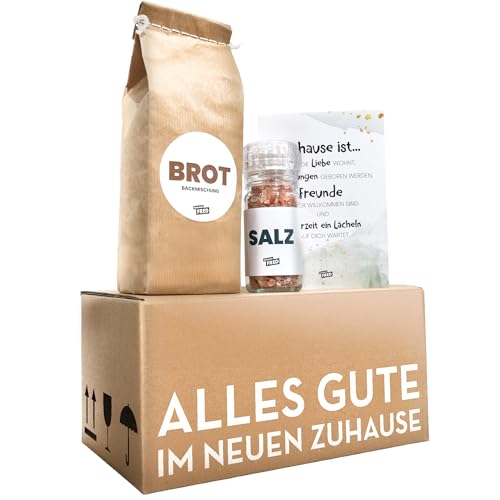 Fräulein Fred Mini-Umzugskarton: BACKDOSE Einweihungsgeschenk für Haus und Wohnung