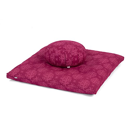 Exklusives Bodhi Meditations-Set: Meditationsmatte & -kissen mit Dinkelfüllung