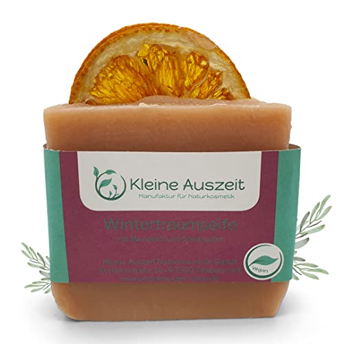 Handgemachte Wintertraum Seife - Vegan, ohne Palmöl, perfektes Geschenk von kleine Auszeit