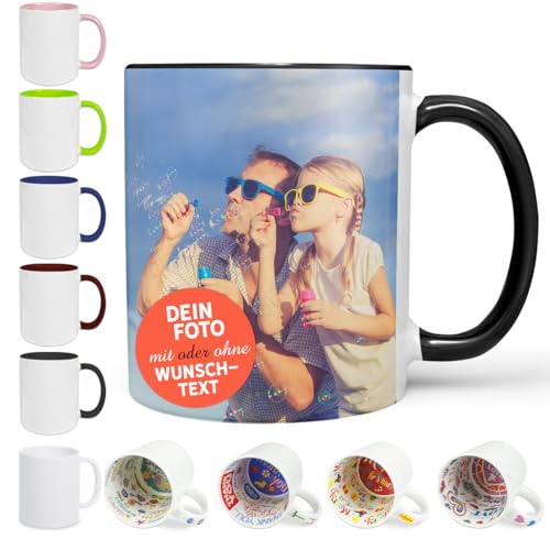 Personalisierbare Fototasse: Individuell gestaltbar mit eigenem Foto - Werbetasse mit Logo