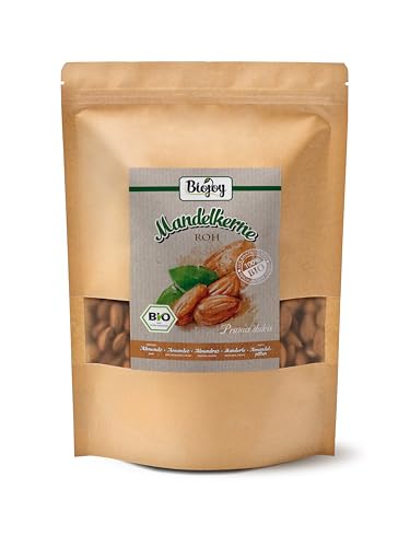 Entdecke die natürliche Frische: Biojoy Bio-Mandeln ganz, 1 kg, ungesalzen
