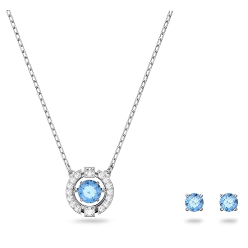 Entdecke glamouröses Swarovski Una Schmuckset in Blau - perfektes Geschenk!