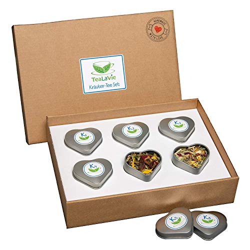 Entdecke das TeaLaVie 6er Kräutertee-Geschenk-Set - Perfekte Aufmerksamkeit für 2024!