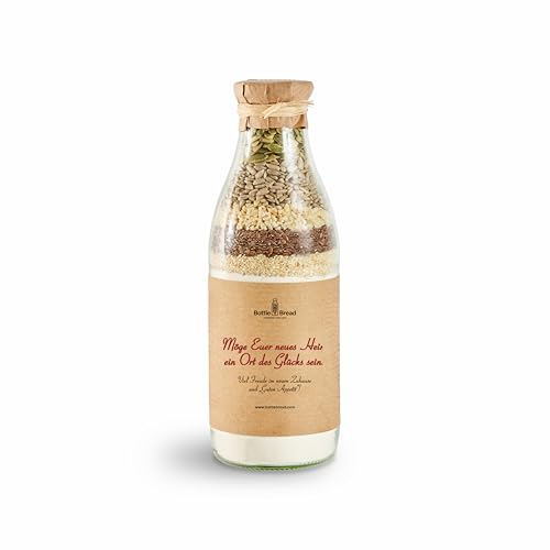 Einzigartige Backmischung im Glas für Glück im neuen Zuhause - perfektes Einzugsgeschenk!