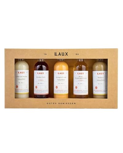 Entdecke die Vielfalt von LAUX Likör - Premium Geschenkbox mit 5 Sorten!