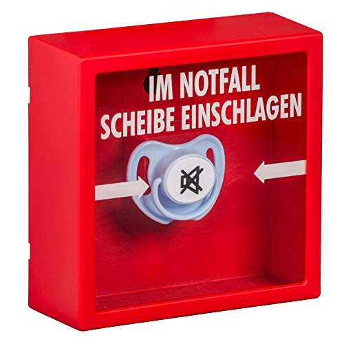 Originelles Spaßgeschenk: Monsterzeug Notfall Schnuller in Box für Eltern