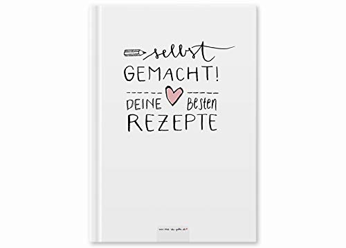 Kreatives Geschenk: DIY Rezeptbuch zum Selberschreiben - Premium Hardcover in Weiß