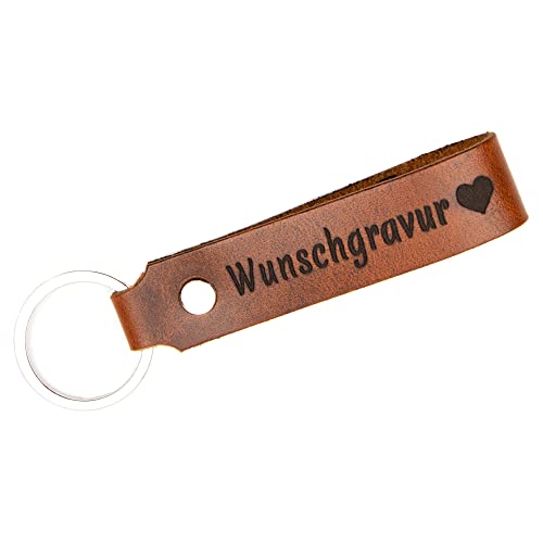 Handmade Schlüsselanhänger aus Leder mit individueller Gravur – Personalisiertes Geschenk für Weihnachten