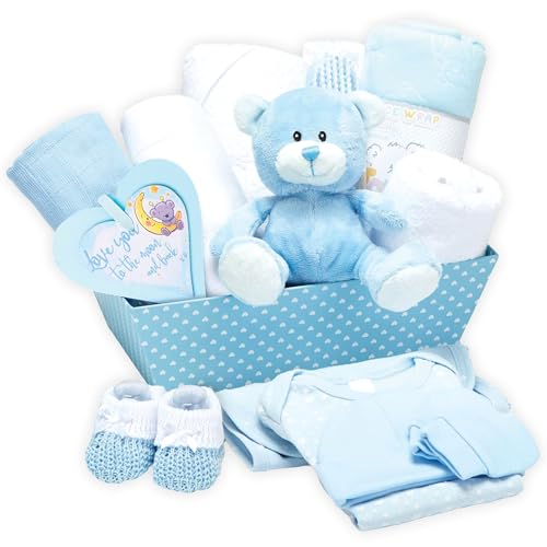 Perfektes Geschenk für Jungen: 14 Babygeschenke zur Geburt inklusive Teddybär