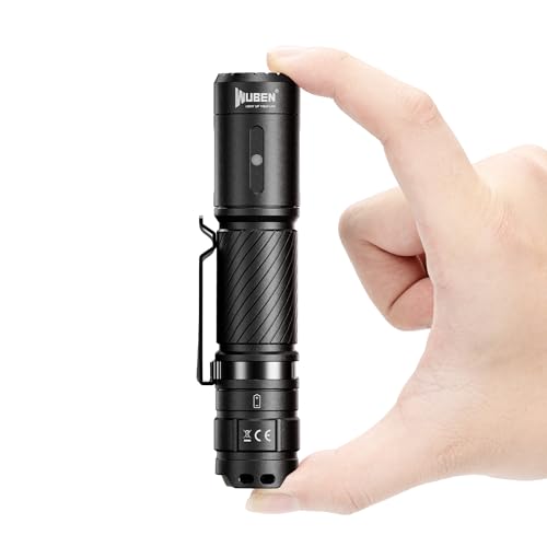 Extrem helle WUBEN C3 Taschenlampe - Aufladbar, 1200 Lumen, 6 Modi, Wasserdicht