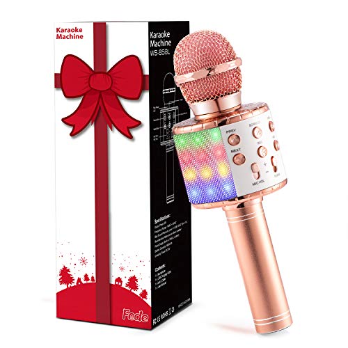 Drahtloses Karaoke Mikrofon für Kinder - Lustiges Geschenk für Teenager - Tragbarer KTV Lautsprecher