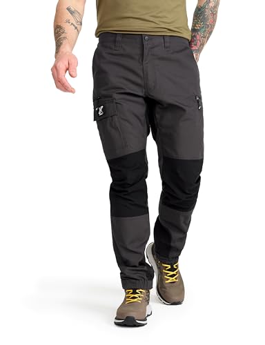 Vielseitige Herren Outdoor-Hose für Wandern und Abenteuer, Anthrazit, M
