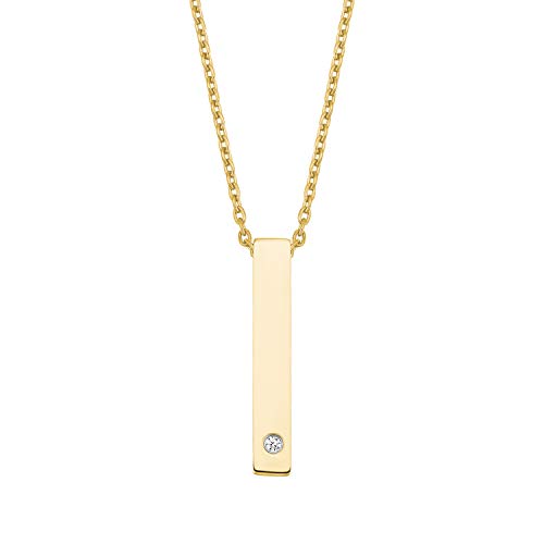 Hochwertige s.Oliver Edelstahl-Damenkette mit funkelndem Kristallanhänger - Perfektes Geschenk!