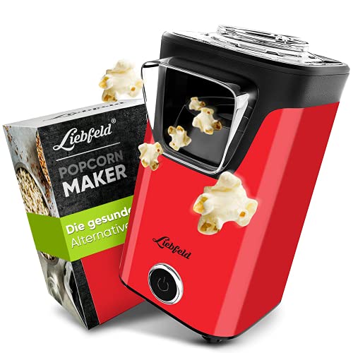 Genieße knuspriges Popcorn ohne Fett - Retro Popcornmaschine für leckere Snacks