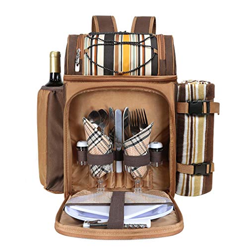 Picknick-Rucksack-Kühler für 2 Personen - Perfekt für Outdoor-Abenteuer!