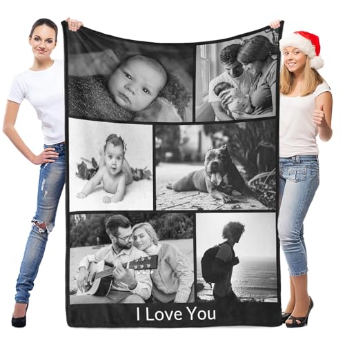 Personalisierte Kuscheldecke mit Foto - Perfektes Geschenk für Frauen und Männer