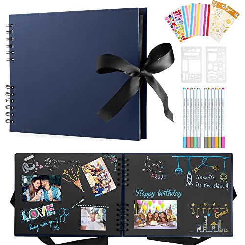 Handgemachtes Fotoalbum mit 80 Seiten für DIY Erinnerungen - Perfektes Geschenk