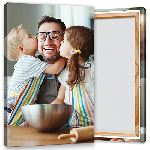 Personalisiertes Wandbild: Foto auf Leinwand 20x30 cm - Holzrahmen inklusive!