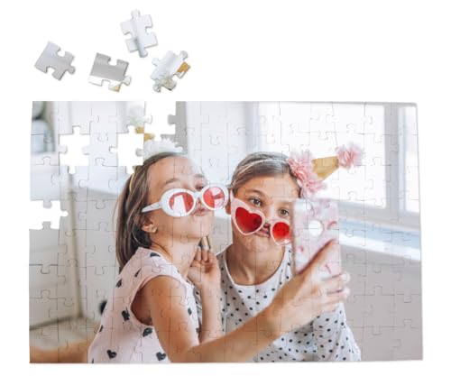 Personalisiertes Fotopuzzle: Puzzle mit eigenem Bild, hochglänzende Oberfläche, Made in Germany