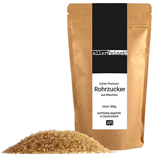 Entdecke den exquisiten Geschmack von Premium Rohrzucker aus Mauritius, 500g