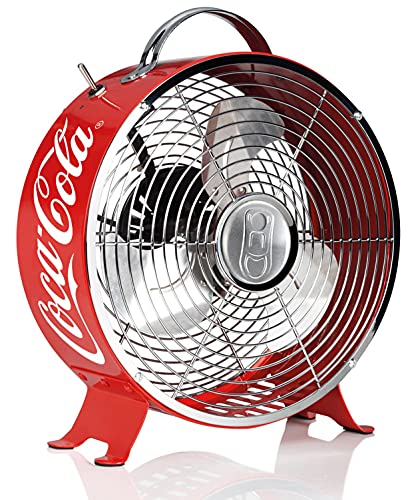 Vintage Coca Cola Ventilator in Rot - Perfektes Geschenk für Zuhause & Büro