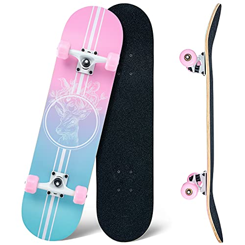 Premium Skateboard Set: 31 x 8 Zoll, 8-lagiges Ahornholz, ABEC-11 Kugellager