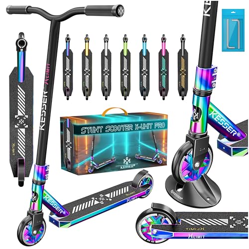 Ultimativer Stunt Scooter X-Limit-Pro für Kinder und Erwachsene - Perfekt für Tricks!