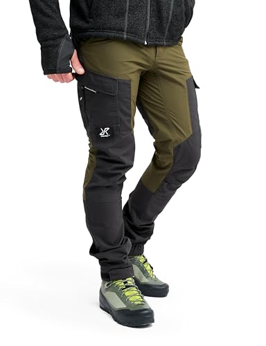 RevolutionRace Herren Outdoor Hose für Wandern, Geschenkidee, Dark Olive