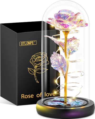 Ewige Rose im Glas - Perfektes Geschenk für Mama, Freundin oder Oma