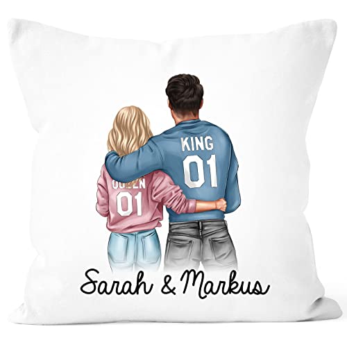 Personalisierter Kissenbezug für Paare: Liebevolles Geschenk zum Valentinstag, Geburtstag, Weihnachten!