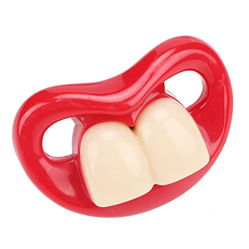 Lustiger Roter Lippen-Schnuller aus weichem Silikagel für Babys - Perfektes Geschenk!