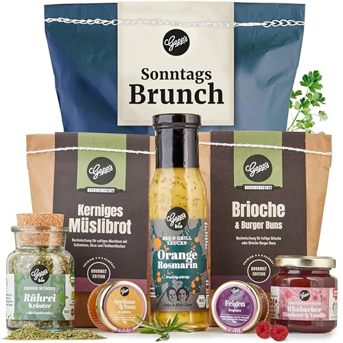 Entdecke Gepp's Feinkost Wundertüte: Sonntags-Brunch Geschenkset mit köstlichen Delikatessen!